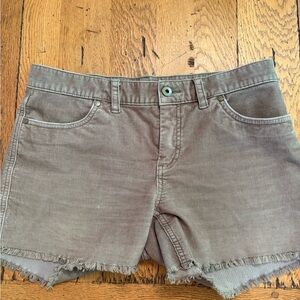 Carve Designs Tan Oahu Shorts Frayed Hem Casual